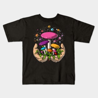 Psychedelic Magic Mushrooms Trip Kids T-Shirt